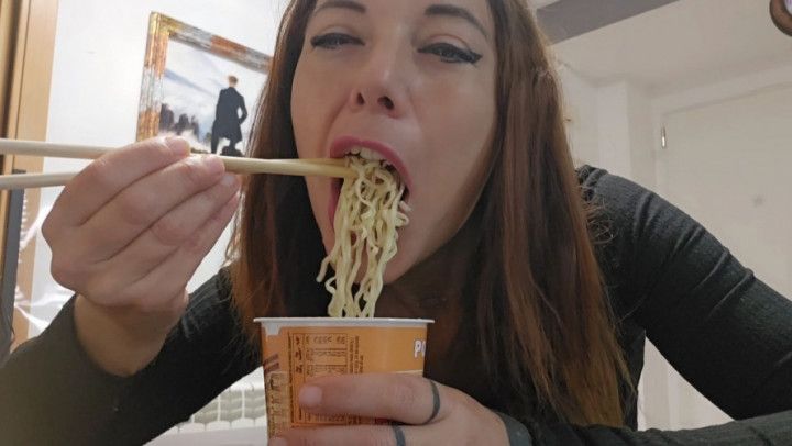 Ramen experience food eating