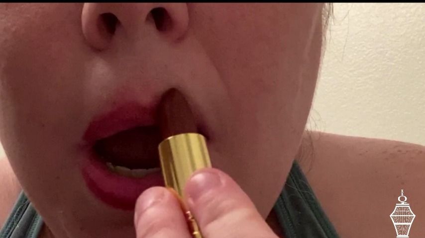 Mistress Plays with Lipstick