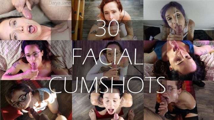 30 FACIAL CUMSHOTS Cumpilation