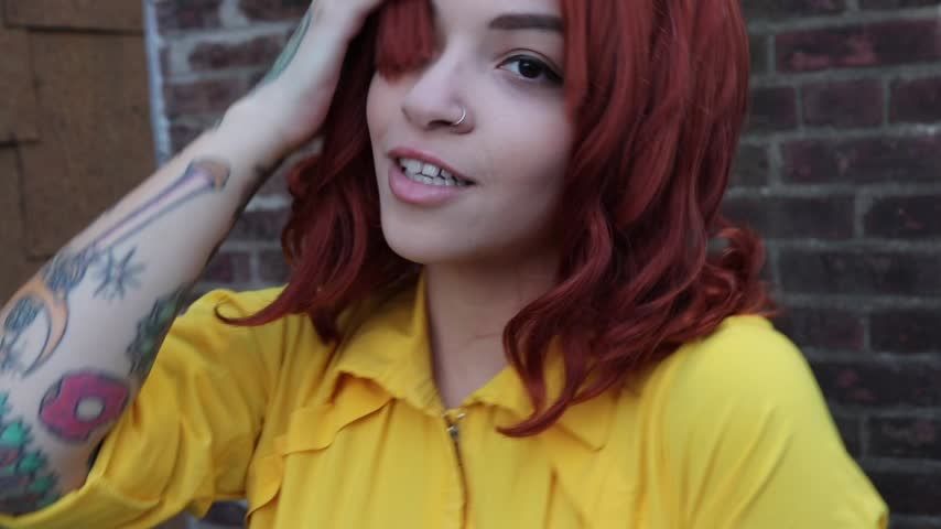 Big boobed April O'neil strip-down