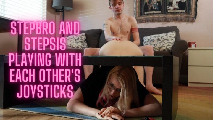 Stepbro and Stepsis Playing with  Each Other's Joysticks