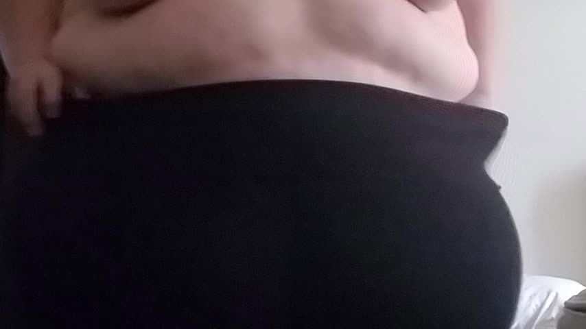 Peeling off these tight pants