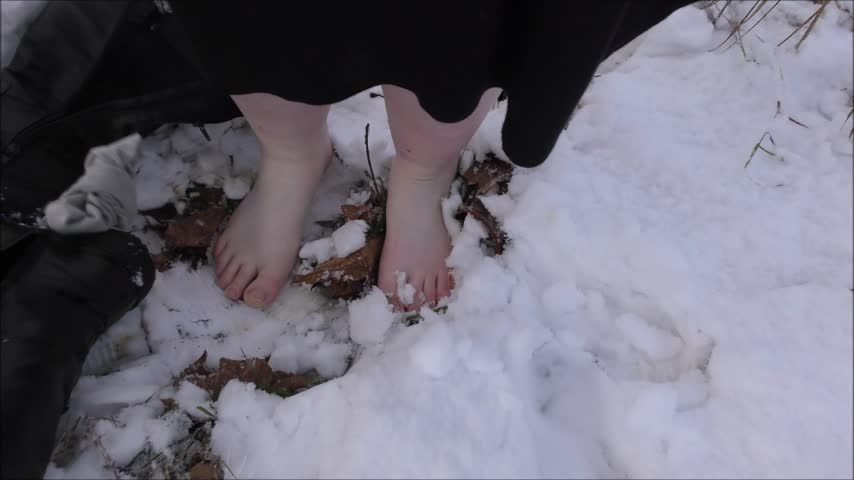 Barefoot in the Snow