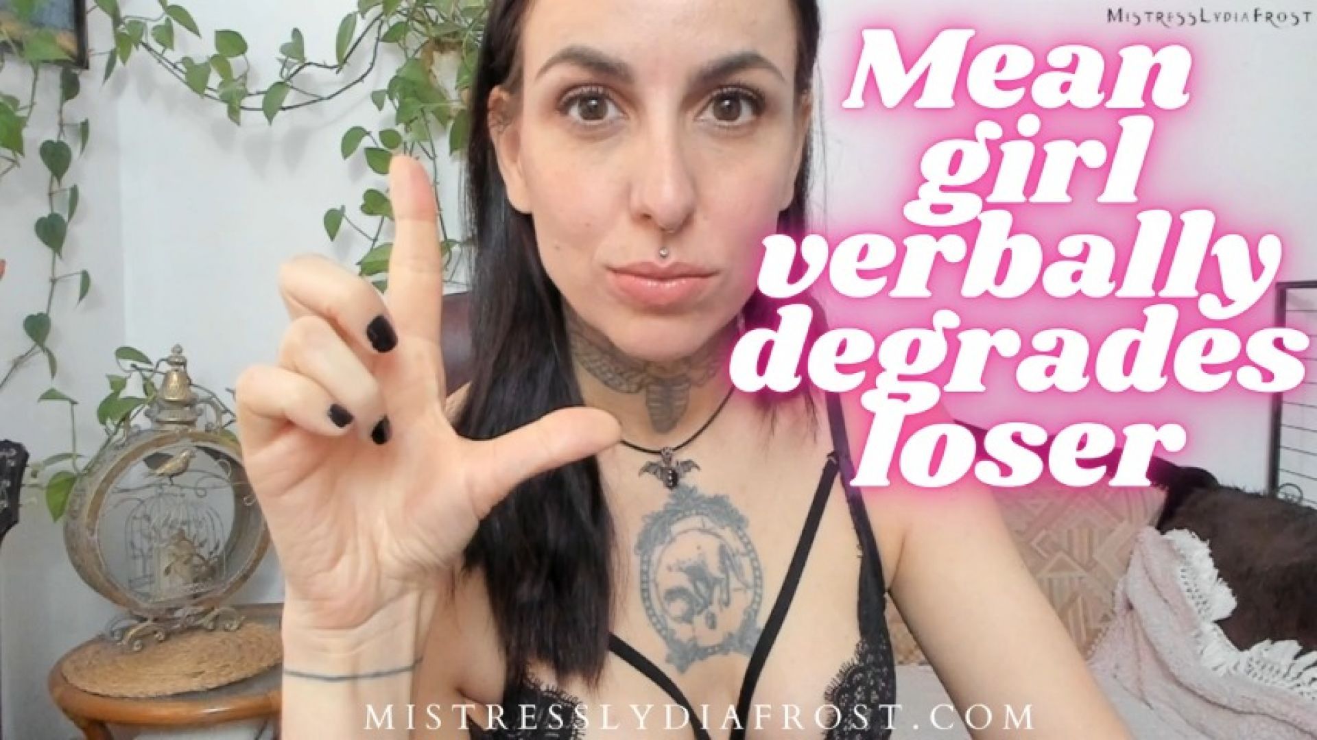 Mean girl verbally degrades loser