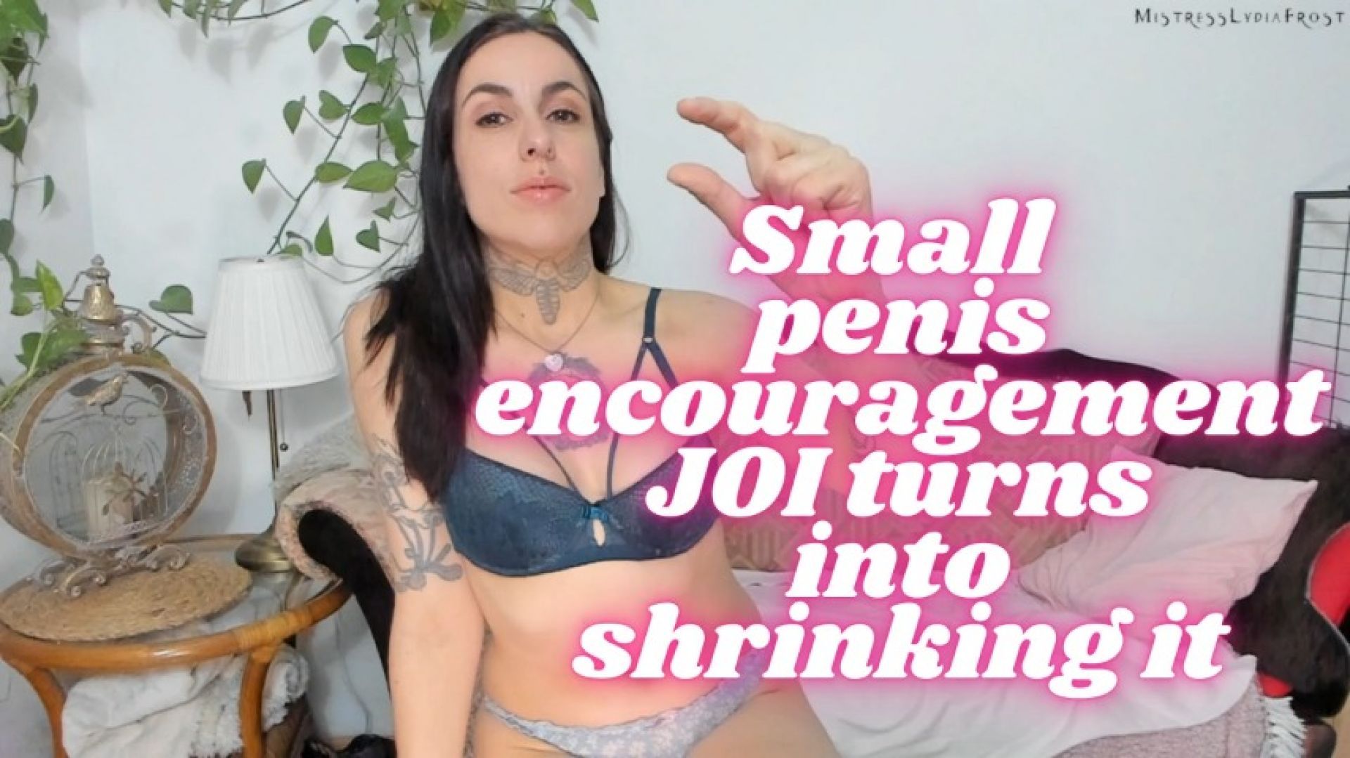 Small penis encouragement JOI turns into shrinking it