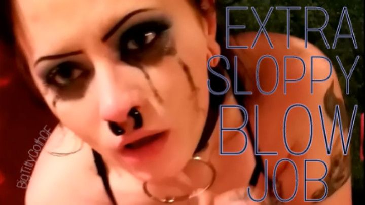 Sloppy BJ With Ruined Makeup on step-Daddy