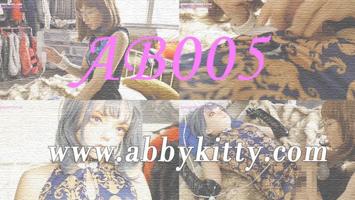 AB005 Naughty girl sucking Kigurumi's big cock