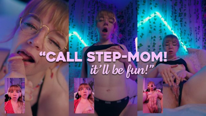 almost a threesome with step-sis and step-mom