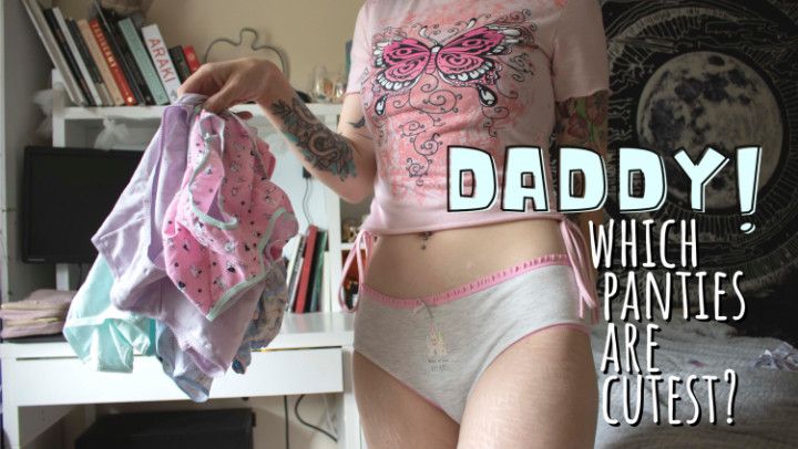 Step-Daddy, which panties are cutest