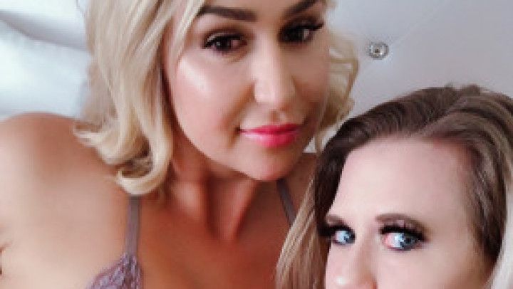 Assisted masturbation with Nina Kayy
