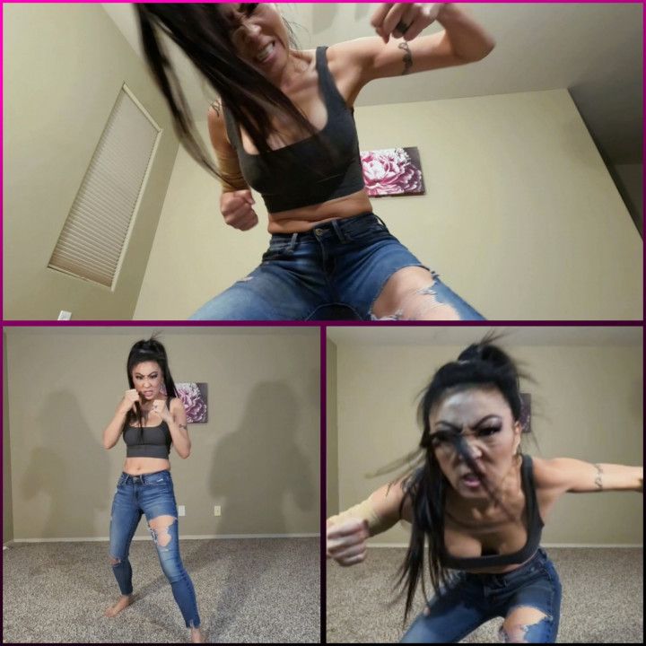 POV Mixed MMA Fight Beatdown