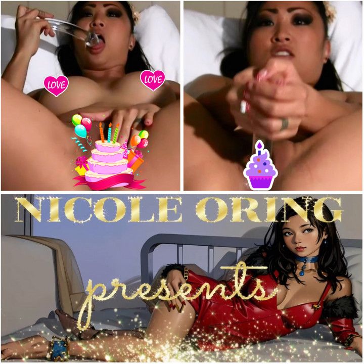 Dildo Fucking and Creampie Solo