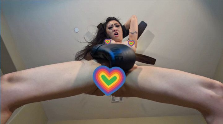 POV Nude Boxing and Masturbation