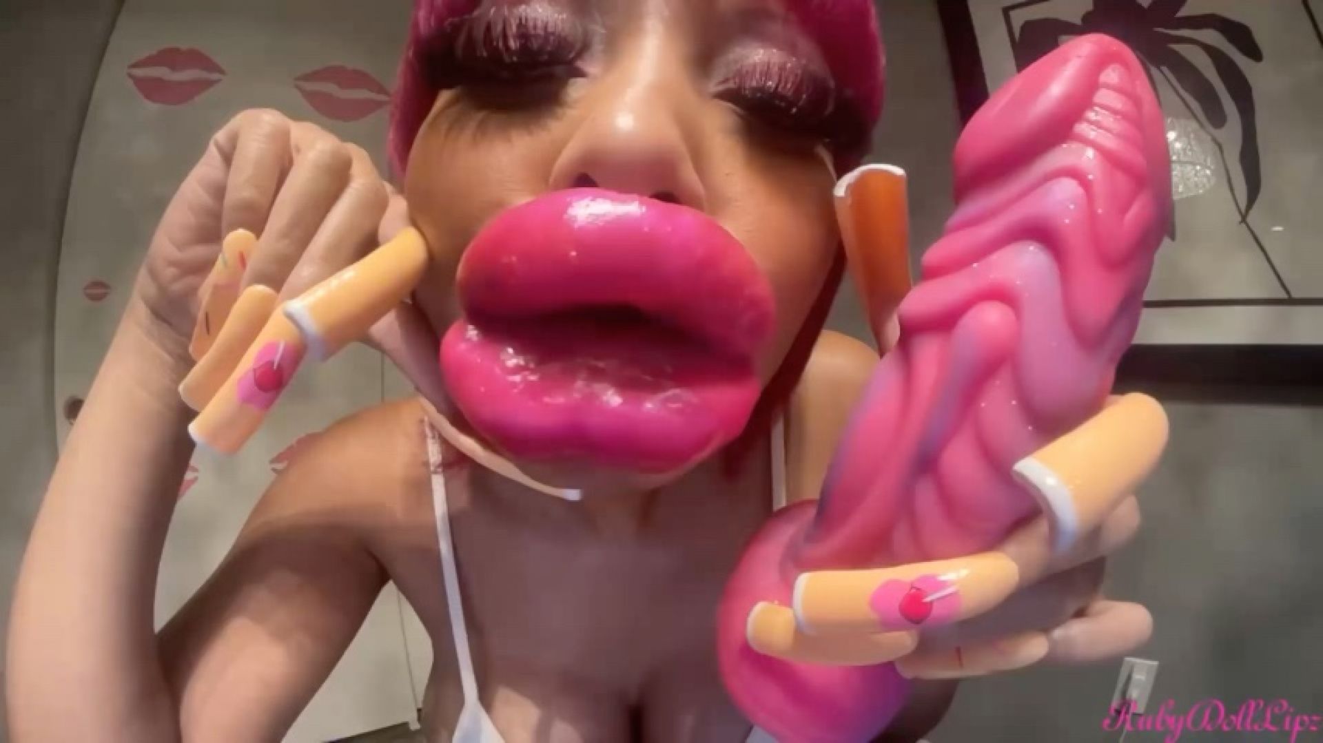 Fantasy Dildo Sucking #1