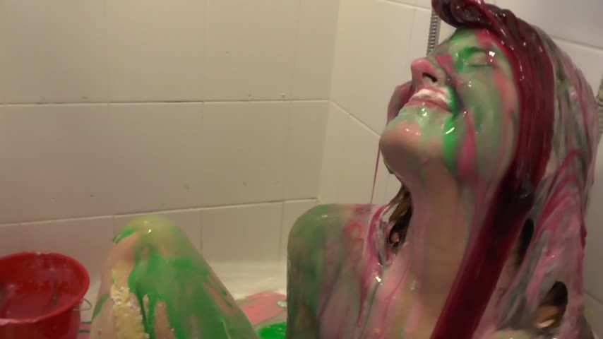 Splosh & Clothes Destruction with Penny