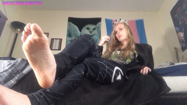 Trans Princess Foot Worship &amp; Stroking
