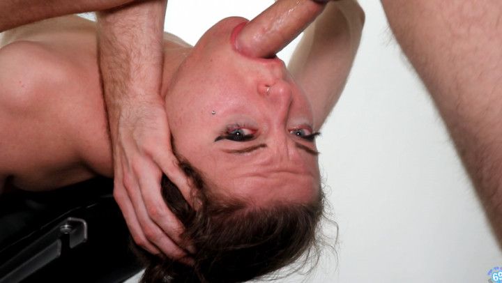 I OWN HER THROAT! Facefuck Throat Pie VB