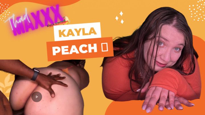 Interracial SSBBW Kayla Peach Fuck Cum on Pussy