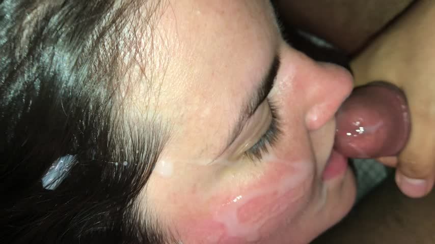 Bbw facial cum shot