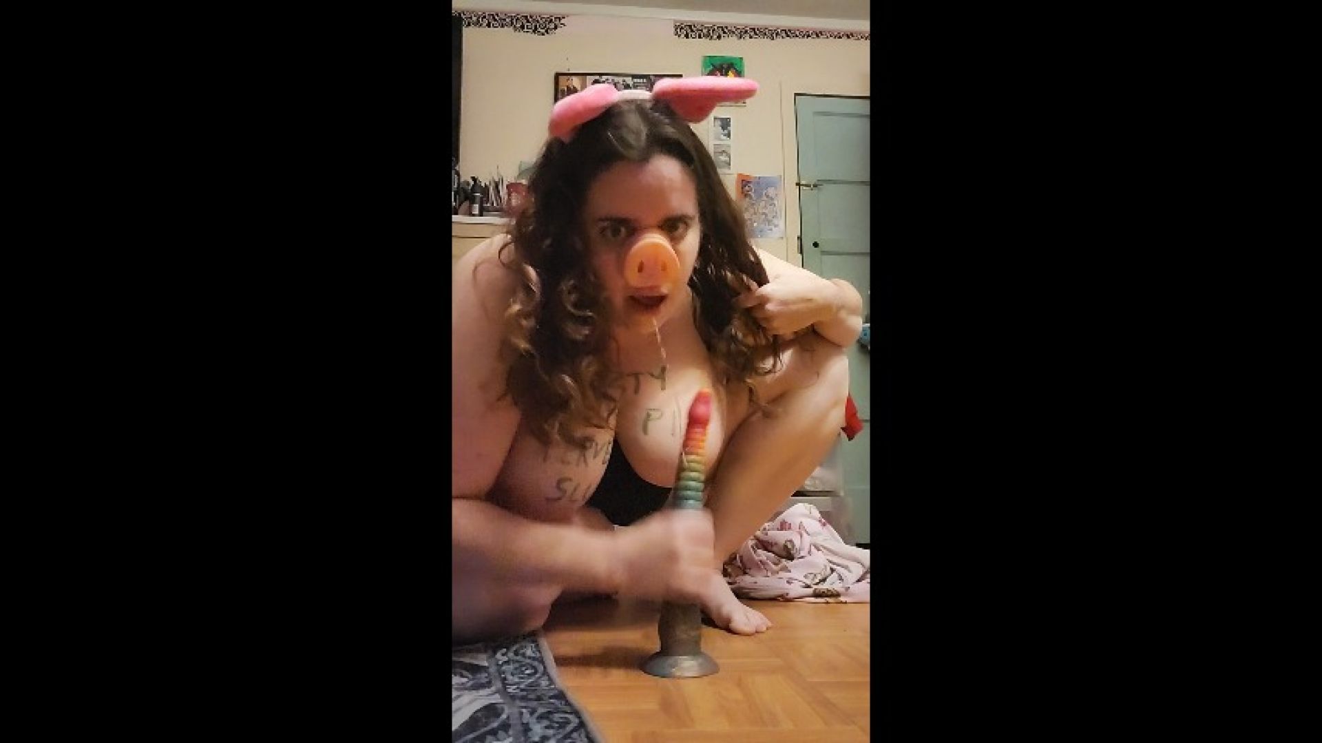 Playing with my new toys