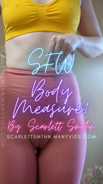 SFW Body Measurements 1