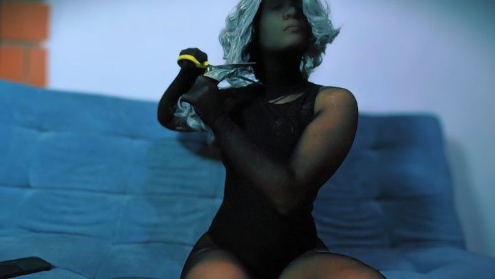 Cutting My Hair in Zentai  Vlog Style