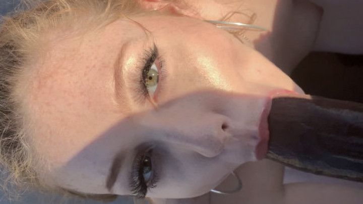 Arietta Adams Blows Bubbles On My Dick