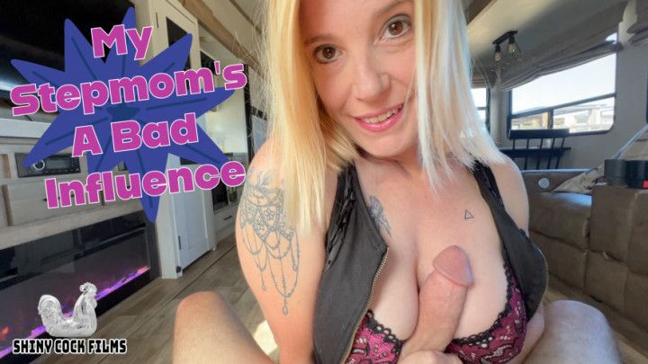 My step-mom's A Bad Influence - Shiny Cock Films