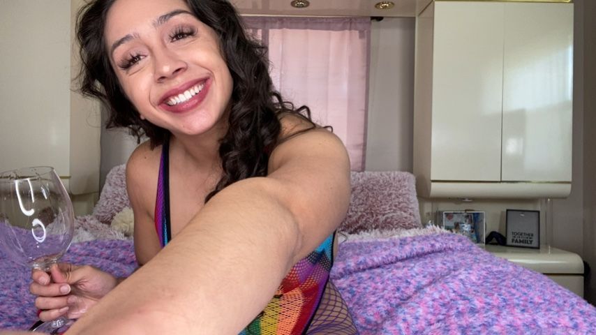 Mouth watering spit challenge