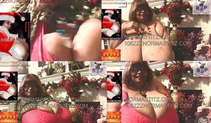 NORMA STITZ HUGE BOOBS JINGLES WITH JOY