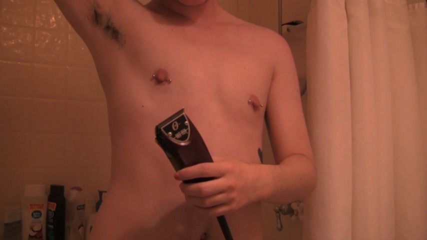 Watch this Trans Guy Shave His Body Hair