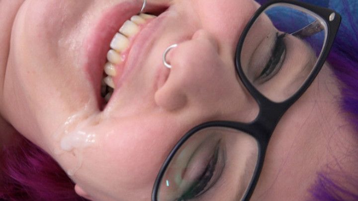 Masturbating with cum in my face