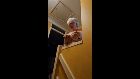 Caroline swinging her big tits