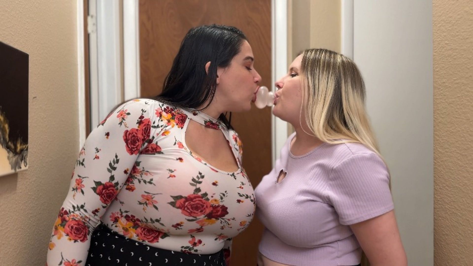 5-Emma &amp; Brooke Blowing Bubbles