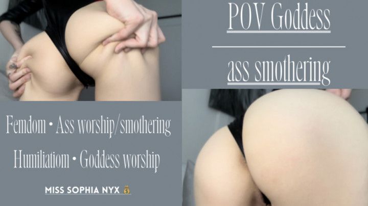 POV Goddess face sitting