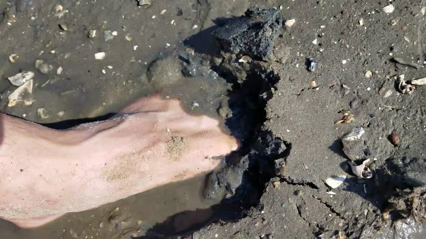 Sandy feet