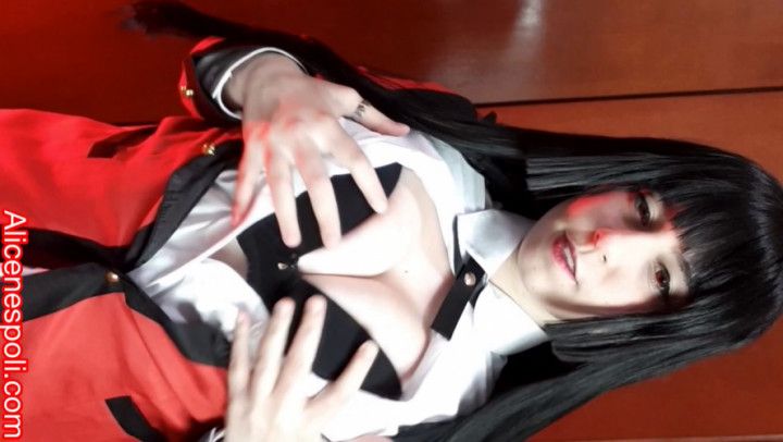 Yumeko Jabami - Teasing with tits