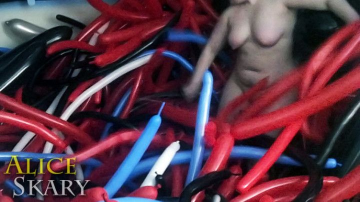 Nude Balloon Pop SWIMMING POOL