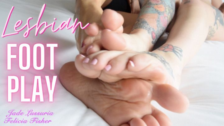 Jade and Felicia's Lesbian Foot Play