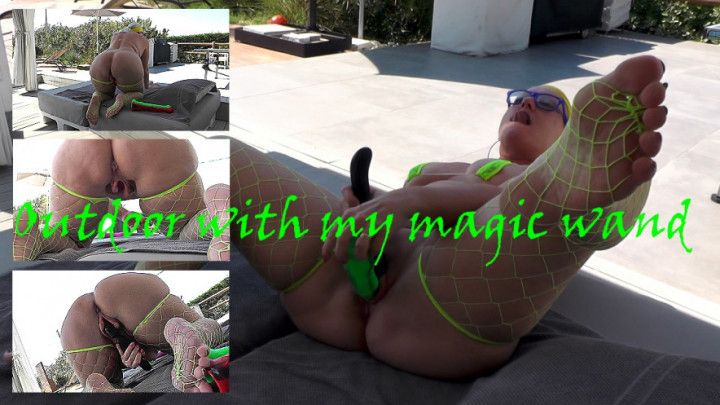 Outdoor with my magic wand