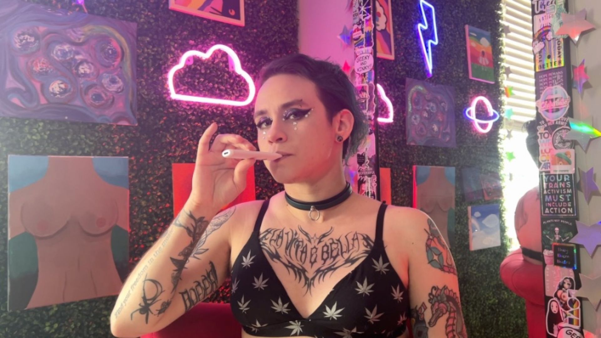 Vaping While Giving You a Cum Denial JOI