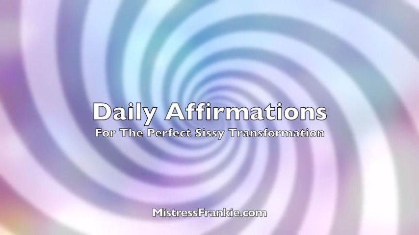Daily Sissy Affirmations