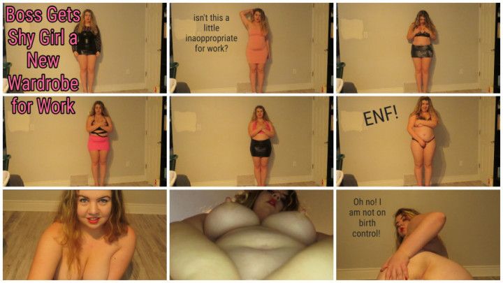 Shy Girl and Boss with ENF