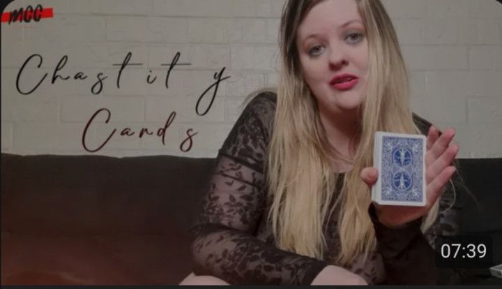 Chastity Cards || CHASTITY