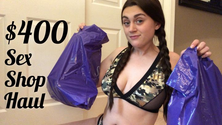Sex Shop Toy and Lingerie Haul