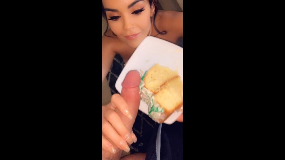 Daisy Marie Sucks, Fucks, and Rims Him For His Bday