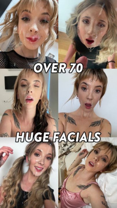 FACIAL COMPILATION - HUGE FACIALS - MASSIVE CUMSHOTS
