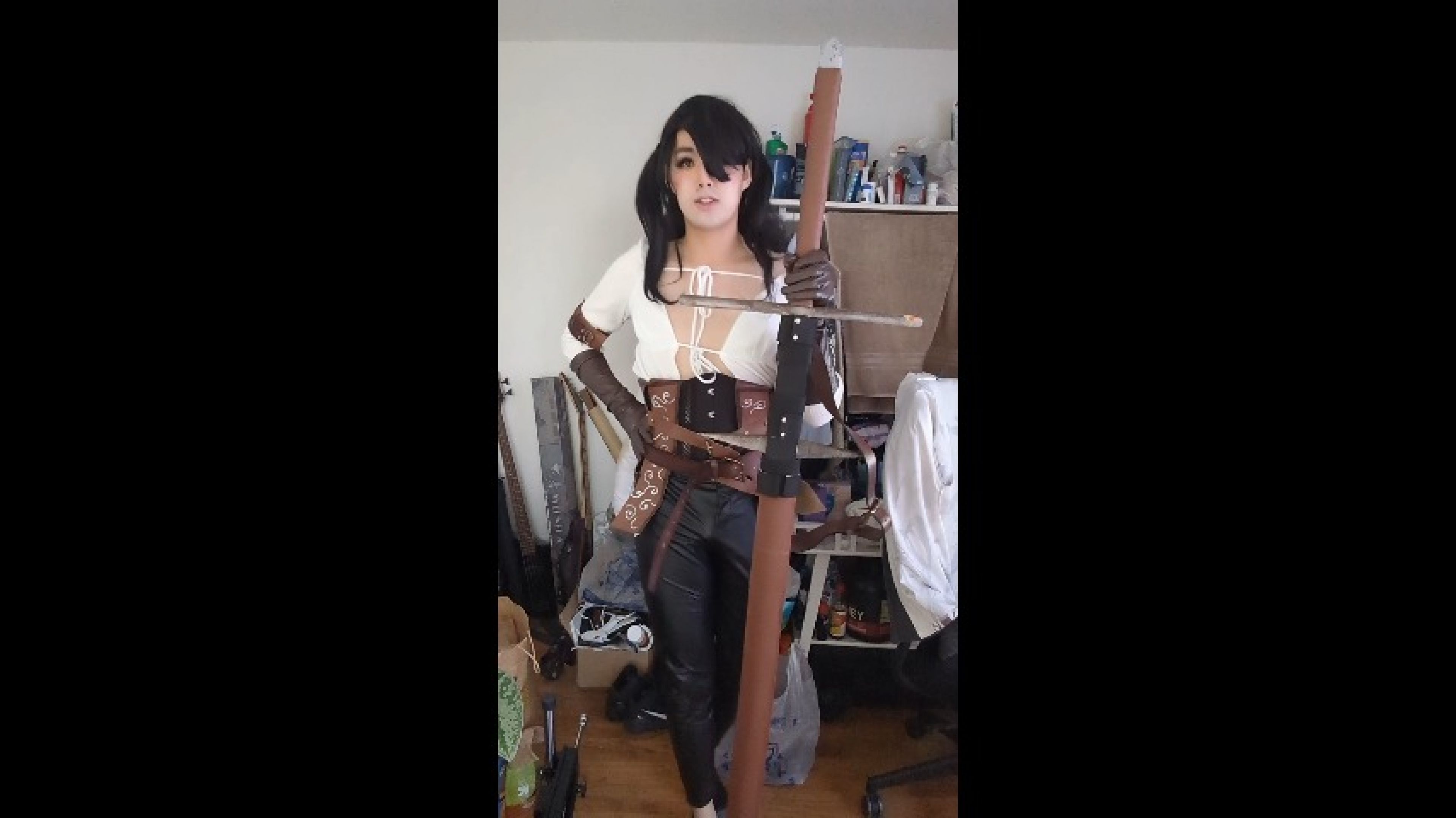 Joyce-Ciri Slides Out Her Big Sword