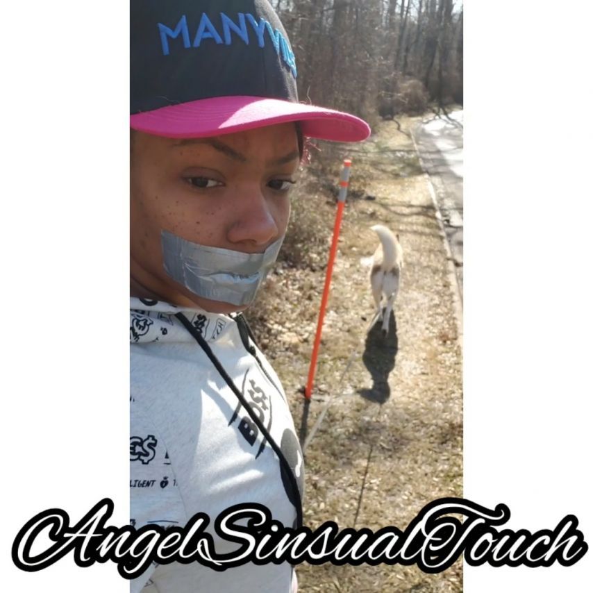 Gagged Walk to the Park