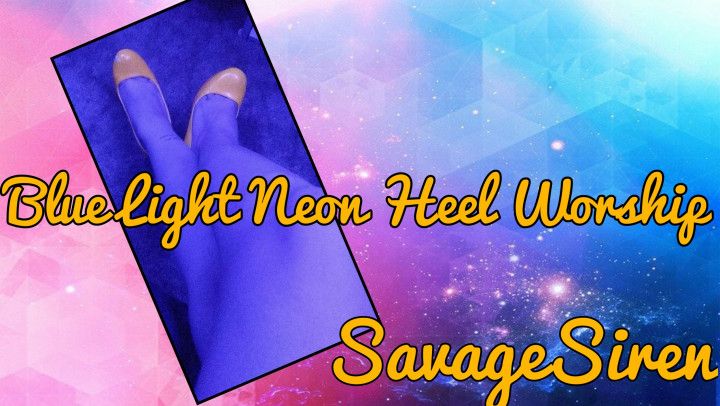 Blue Light Neon Heel Worship